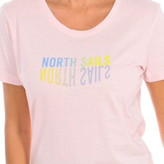 North Sails T-shirt met korte mouwen 9024290 dames Roze - S