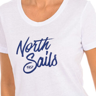 North Sails T-shirt met korte mouwen 9024300 dames - maat Wit