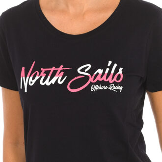North Sails T-shirt met korte mouwen voor dames 9024310 - maat Zwart