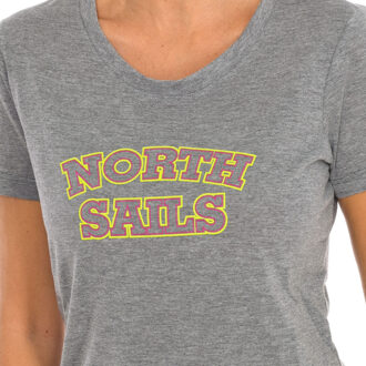 North Sails T-shirt met korte mouwen voor dames 9024320 Grijs - S