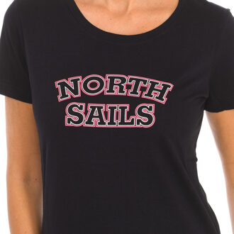 North Sails T-shirt met korte mouwen voor dames 9024320 - maat M Zwart