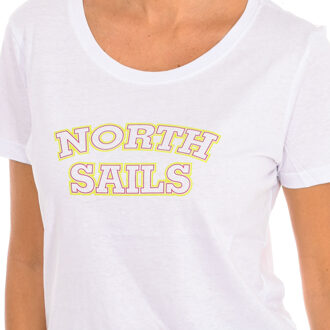 North Sails T-shirt met korte mouwen voor dames 9024320 Wit - S