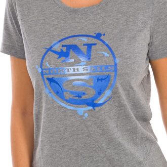 North Sails T-shirt met korte mouwen voor dames 9024340 - maat M Grijs