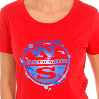 North Sails T-shirt met korte mouwen voor dames 9024340 - maat Rood