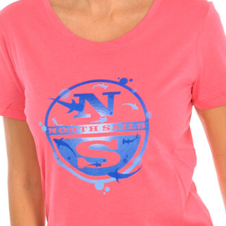 North Sails T-shirt met korte mouwen voor dames 9024340 Roze - L