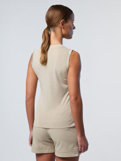North Sails Tanktop Slub trui - maat M Beige