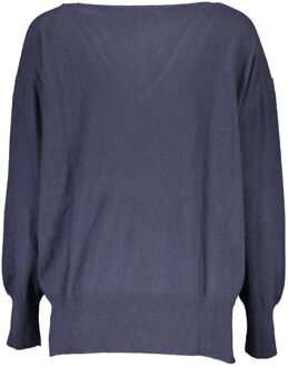 North Sails V-hals Merino Wol Trui - maat S Donkerblauw