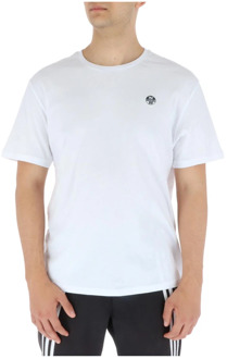 North Sails Wit Bedrukt T-shirt, Korte Mouwen North Sails , White , Heren - Xl,S