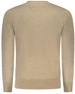 North Sails Wollen Gebreide Ronde Hals Trui Salie Groen