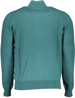 North Sails Zipup Brei Cardigan Casual Stijl Groenblauw - XL