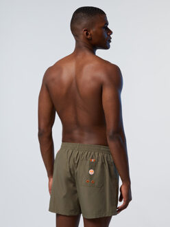 North Sails Zwembroek Verticale print - maat Donkergroen