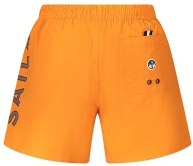 North Sails Zwemshorts Met Logo Print Oranje