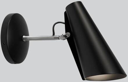 Northern Birdy - wandlamp 31,5cm zwart/staal zwart, staal