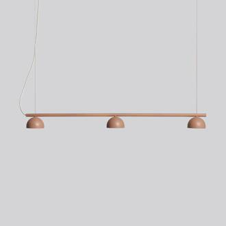 Northern Blush LED hanglamp, 3-lamps, beige