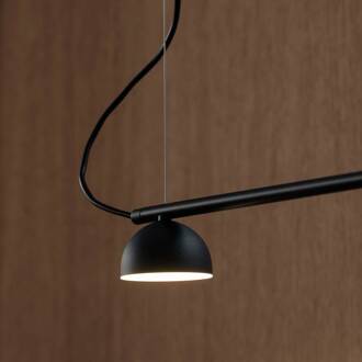 Northern Blush LED hanglamp, 3-lamps, zwart mat zwart
