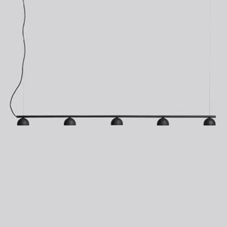 Northern Blush LED hanglamp, 5-lamps, zwart mat zwart