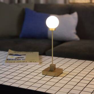 Northern LED tafellamp Snowball messingkleurig 2700 K messing, wit