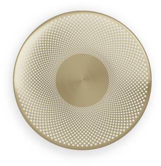 Northern LED wandlamp Glint messingkleurig, staal, Ø 25 cm