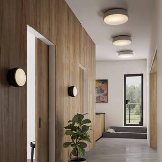 Northern Over Me plafondlamp zwart 20 cm zwart, opaal