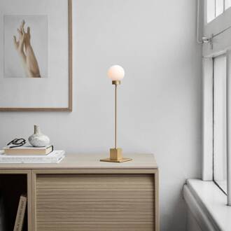 Northern tafellamp Snowball, messing