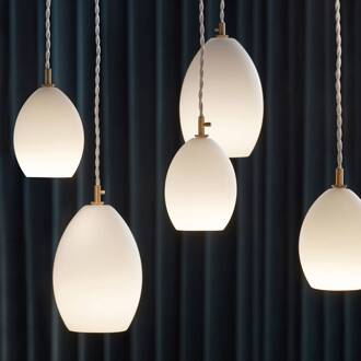 Northern Unika glas-hanglamp wit, small