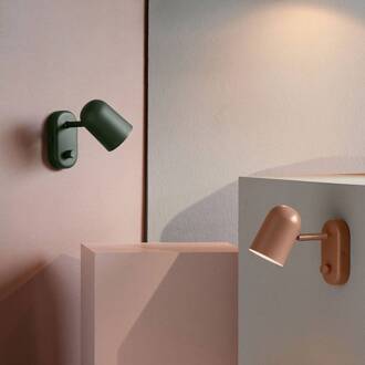 Northern wandlamp Buddy wall donkergroen