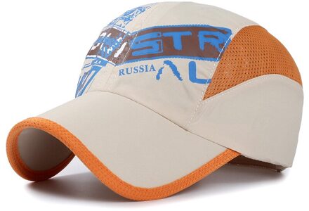 Northwood Mode Zomer Kinderen Baseball Cap Kinderen Ademend Cartoon Snapback Hoeden Outdoor Jongen Meisjes Zonnehoed Size 51-54Cm Beige