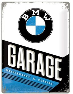 Nostalgic Art Wandbord - BMW Garage - 30x40cm