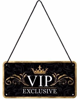 Nostalgic Art wandbord/muurplaatje - metaal - VIP?exclusive - 20 x 10 cm - Mancave