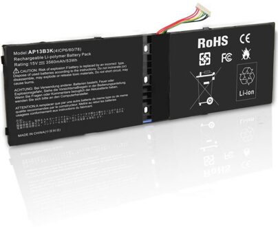 Notebook battery for Acer Aspire R7-571 R7-572 V5-572G M5-583P Series 15V 3560mAh - small