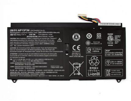 Notebook battery for Acer Aspire-S7-392 Series AP13F3N 7.5V 6250mAh