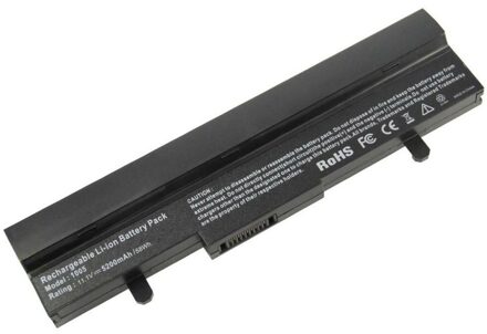 Notebook battery for Asus EEE PC 1005HA series Black 10.8V /11.1V 4400mAh - small