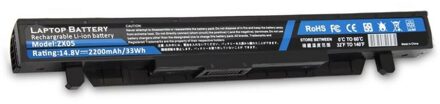 Notebook battery for ASUS ROG ZX50 ZX50J Series A41N1424 [LBAS118] 15V 48Wh - small
