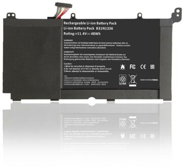 Notebook Battery for Asus Vivobook S551 V551 R553L K551LN B31N1336 11.4V 48Wh - small