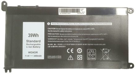 Notebook battery for Dell Inspiron 15 5568/13 7368 WDX0R 11.4V 3400mAh - small