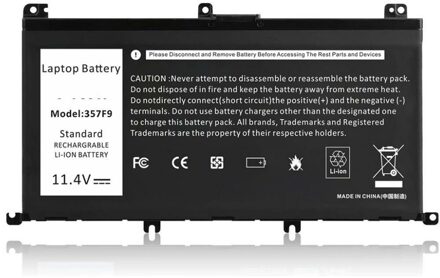 Notebook battery for Dell Inspiron 15 7000 7567 7759 357F9 11.1V 74Wh - small