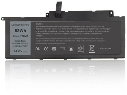 Notebook battery for Dell Inspiron 15 7537 7737 14.8V 58Wh - small