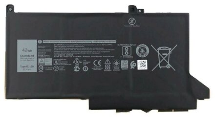 Notebook battery for Dell Latitude 12 7280 7480 7290 series 0NF0H 11.4V 42wh 3600mAh - small