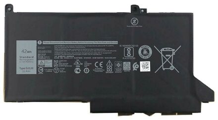 Notebook battery for Dell Latitude 12 7280 7480 7290 series 0NF0H 11.4V 42wh 3600mAh