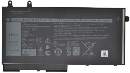 Notebook battery for Dell Latitude 5400 5410 5510 11.4V 51Wh R8D7N