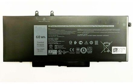 Notebook battery for DELL Latitude 5401 5501 5411 5511 Precision 3541 Series 15.2V 3900mAh 3HWPP - small