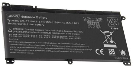 Notebook battery for HP Pavilion X360 13-U 11.55V 41.7Wh - small