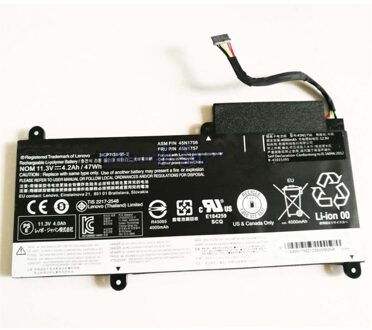 Notebook battery for Lenovo ThinkPad E450 E460 series 11.1V 4120mAh - small