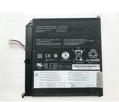 Notebook battery for Lenovo ThinkPad Helix Series 11.1V 42Wh