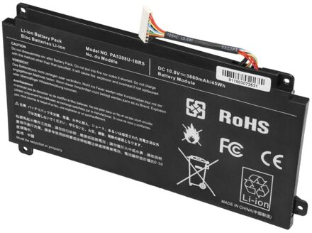 Notebook battery for Toshiba Satellite E45W P55W Series 10.8V 3860mAh - small