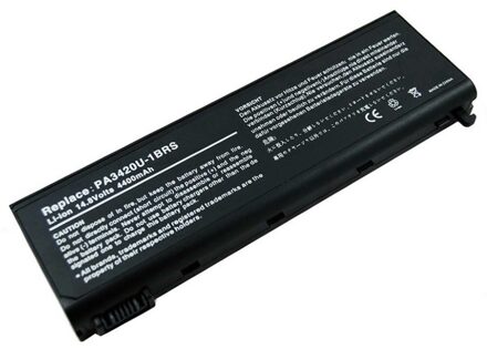 Notebook battery for Toshiba Satellite L10 series 14.4V /14.8V 4400mAh - small