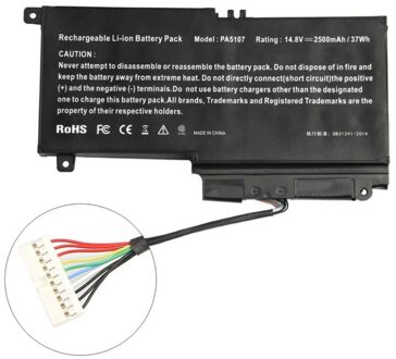 Notebook battery for Toshiba Satellite P55 S55 L45 L50 L55 Series 14.4V 43Wh - small