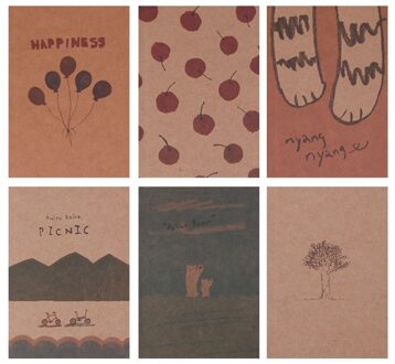 Notebook Blanco Pagina Schilderen Papier Boek Journal Dagboek Notepad Memo Pads Levert