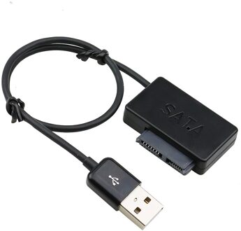 Notebook CD-ROM Drive Sata Naar Usb Kabel 6P + 7P Sata Naar Usb 2.0 Drive Lijn Transfer doos Drives Gevallen Computer Componenten