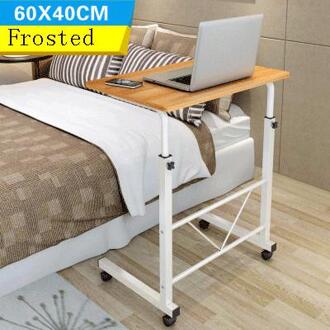 Notebook computer bureau bed leren met huishoudelijke lifting opvouwbare mobiele nachtkastje Thuis Schrijven Desktop Computer Bureau NO4